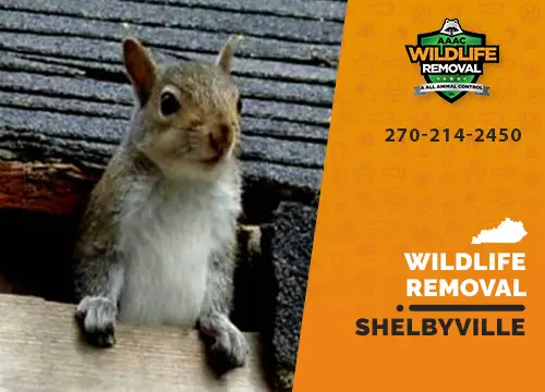 Shelbyville Wildlife Removal professional removing pest animal
