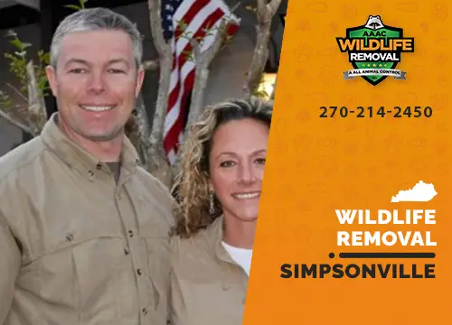 Simpsonville Wildlife Removal professional removing pest animal